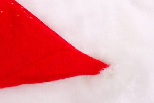 Santa hat in snow