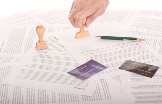 A lot of paperwork