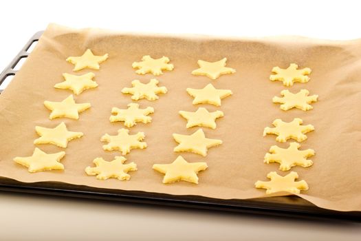 Baking cookies for christmas