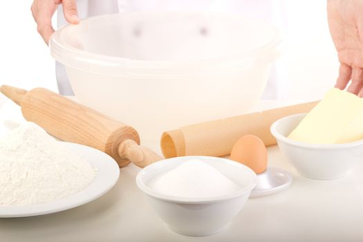 Ingredients for baking