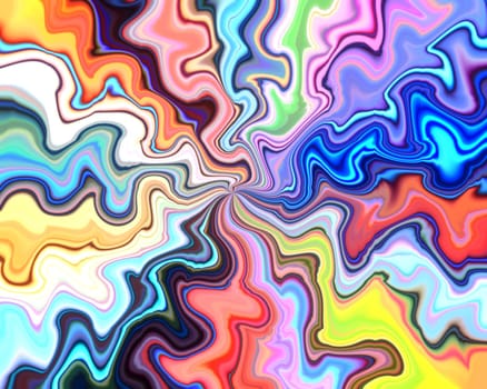 Illustration of an abstract colourful background