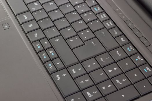 Keyboard of a laptop