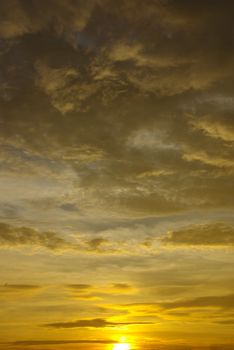 Nice sunset sky with nice cloud