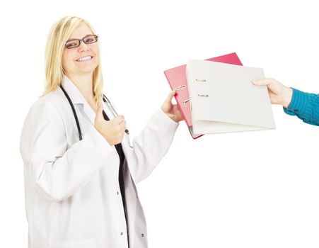 Medical doctor gets a lot of work