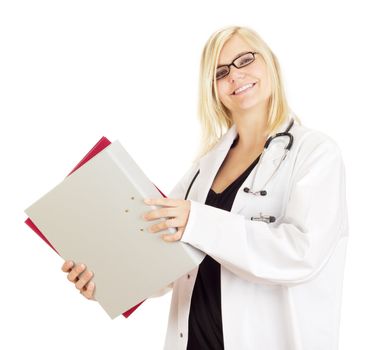 Medical doctor with a lot of work