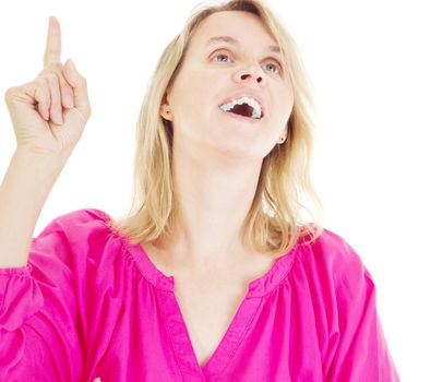 Woman thinking about a solution