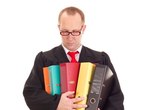 Lawyer with a lot of work