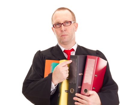 Lawyer with a lot of work