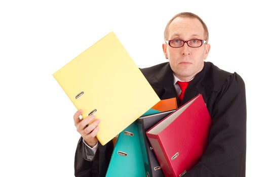 Lawyer with a lot of work