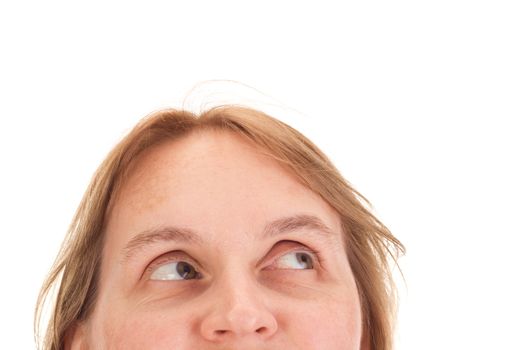 A woman's face