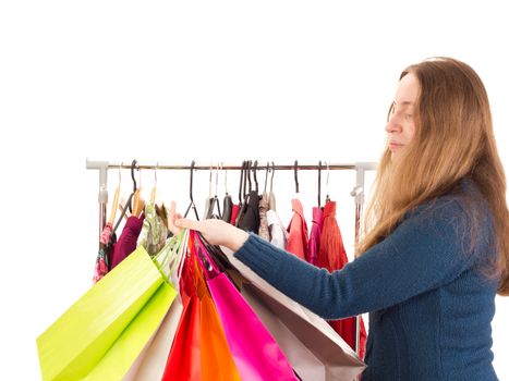 Person on shopping tour