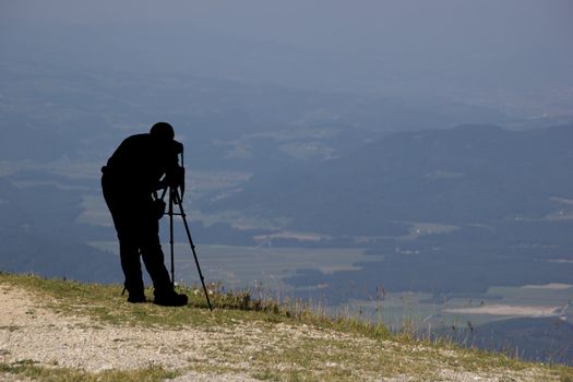 Man taking photos