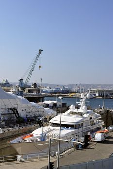 shipyard of Marseille specialized in the private yachts