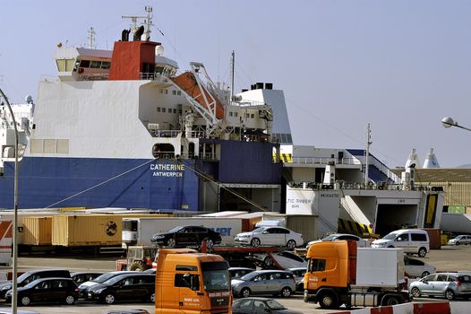 on the port of Marseille 