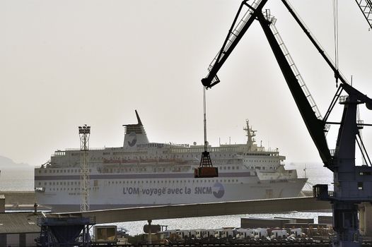 on the port of Marseille 