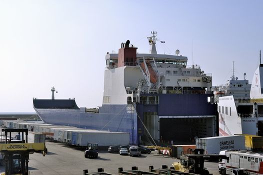 on the port of Marseille 
