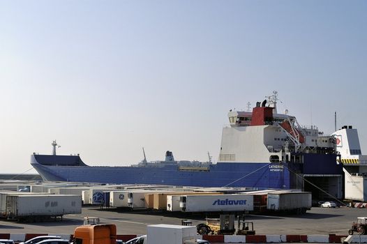 on the port of Marseille 