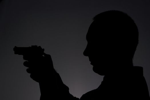 Man with gun
