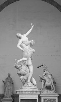 Famous statue in Signoria Square (Piazza della Signoria), Florence