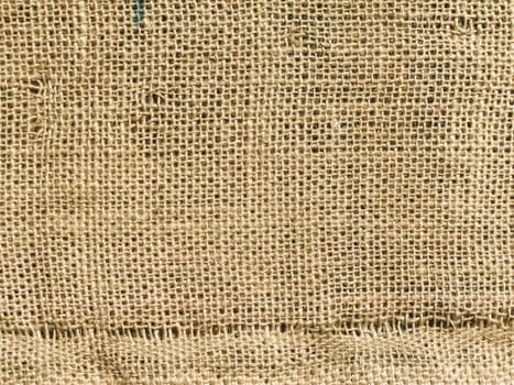 Burlap textured for background
