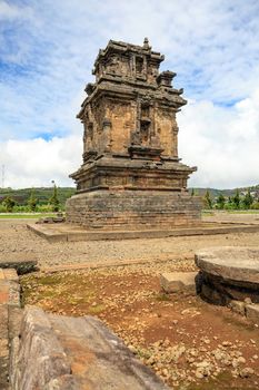 Dieng temple Arjuna complex plateau National Park Wonosobo Central Java Indonesia. 