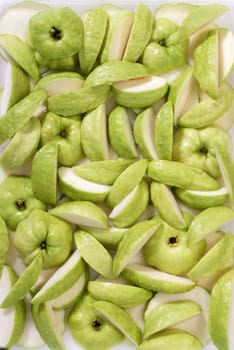 Group of guavas for background