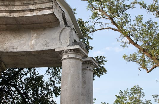 The ruins of the Greek colonnade, of Apollo