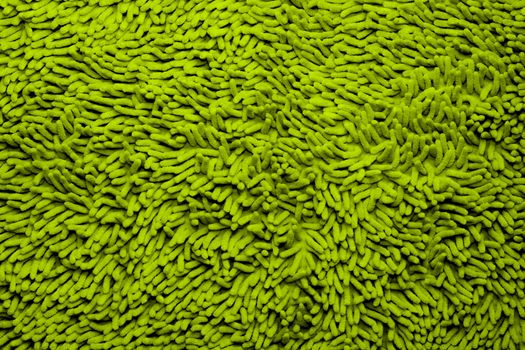 Green Microfiber bath mat in the background