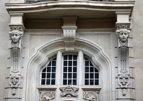 Art-Nouveau facade in Tbilisi Old town, Republic of Georgia