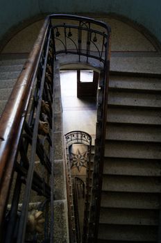 Old staircase in Tbilisi houses of 18-19 centuries, Republic of Georgia
