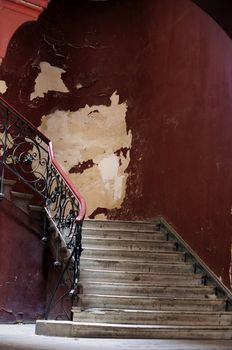 Old staircase in Tbilisi houses of 18-19 centuries, Republic of Georgia