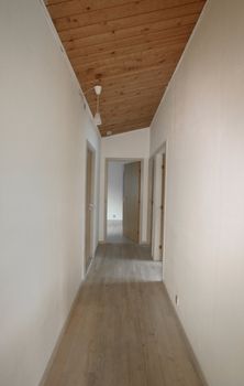 views of an empty house for sale  in denmark 