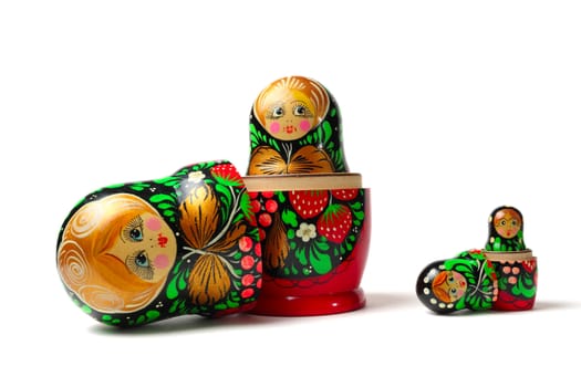 Russian toys  Nesting Dolls also known as Babushka or Matreshka