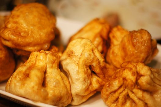 Famous national georgian  dish - khinkali