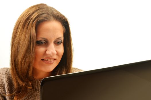 Young woman surfing on the Internet