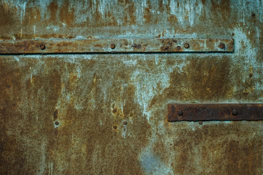 Rusty painted metal surface. High resolution texture
