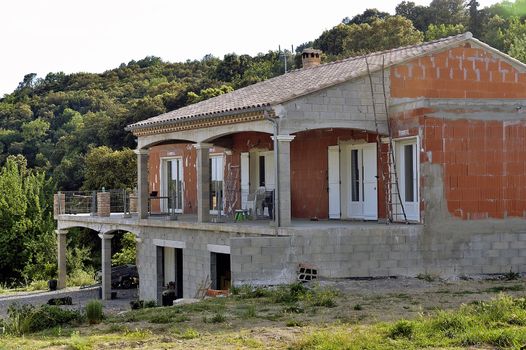 House in construction