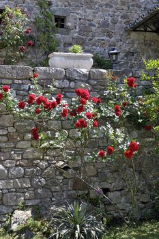 the mill of Corbes in France in the area of the Cevennes