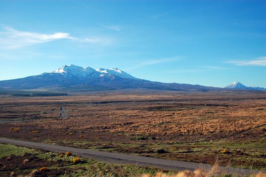 Mountain view, North Island, New Zealand