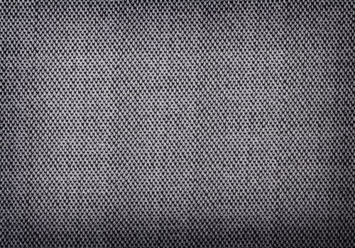 Black burlap texture background. Close up