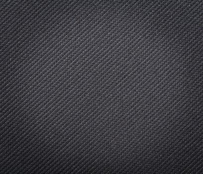 Black fabric texture. Clothes background. Close up