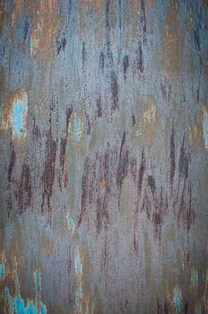 Rusty painted metal surface. High resolution texture