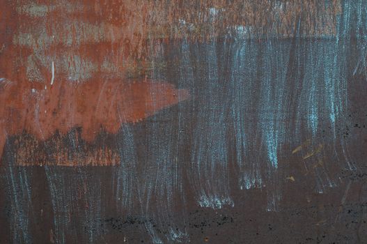 Rusty painted metal surface. High resolution texture