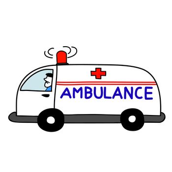 ambulance car open sirens