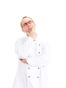 Chef thinking about recipe