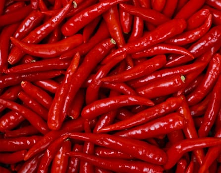 Red pepper close-up texture background