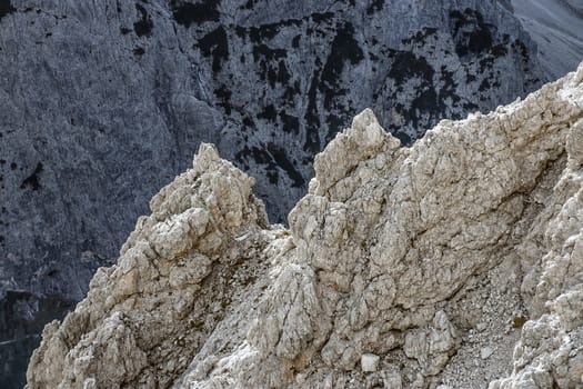 Wild rocks in high alpine south tyrol