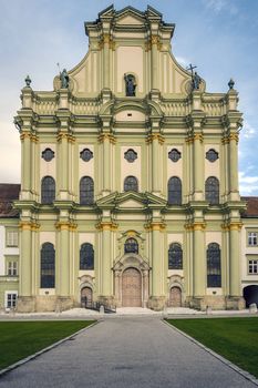 Store front of a church in Germany