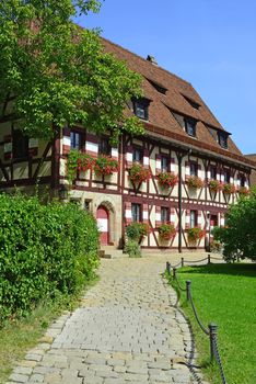 Way to a building of Nuremberg castle