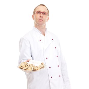 Chef with stollen